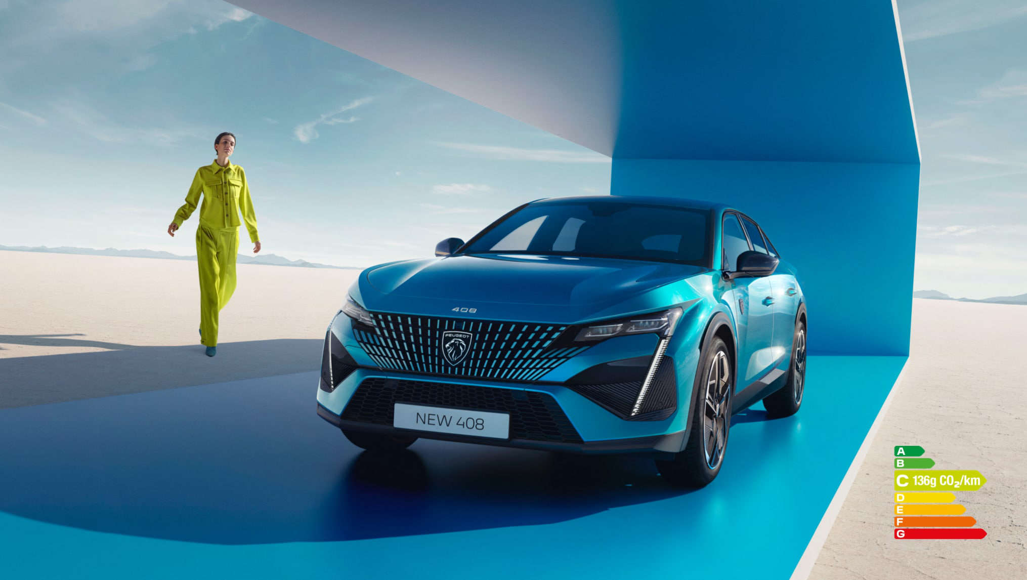 Peugeot 408, вигляд спереду